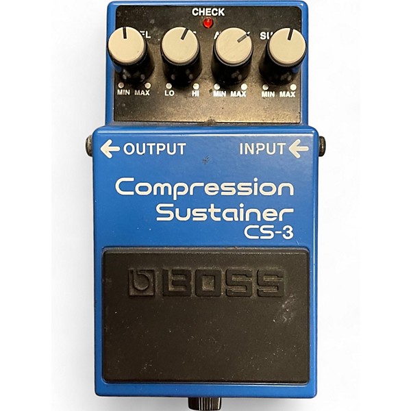 Used BOSS CS3 Compressor Sustainer Effect Pedal