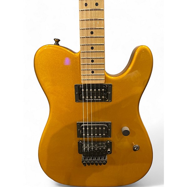 Used Charvel USA San Dimas Style 2 HH Pagan Gold Solid Body Electric Guitar