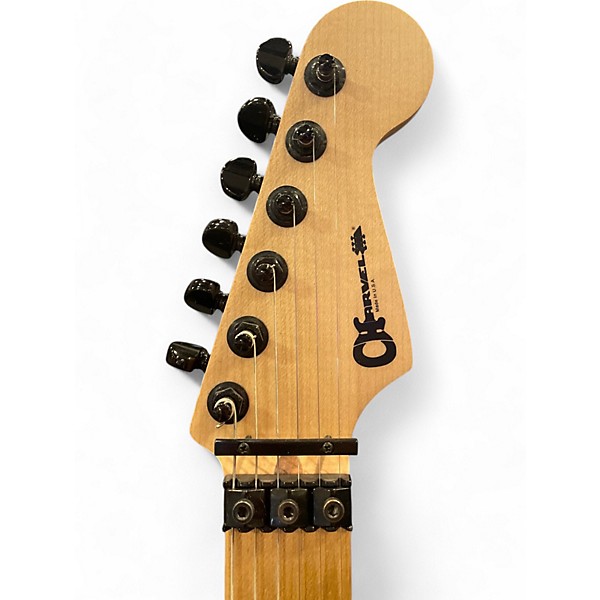 Used Charvel USA San Dimas Style 2 HH Pagan Gold Solid Body Electric Guitar