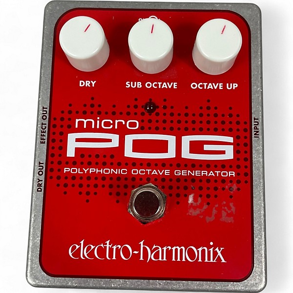 Used Electro-Harmonix Micro Pog Polyphonic Octave Generator Effect Pedal