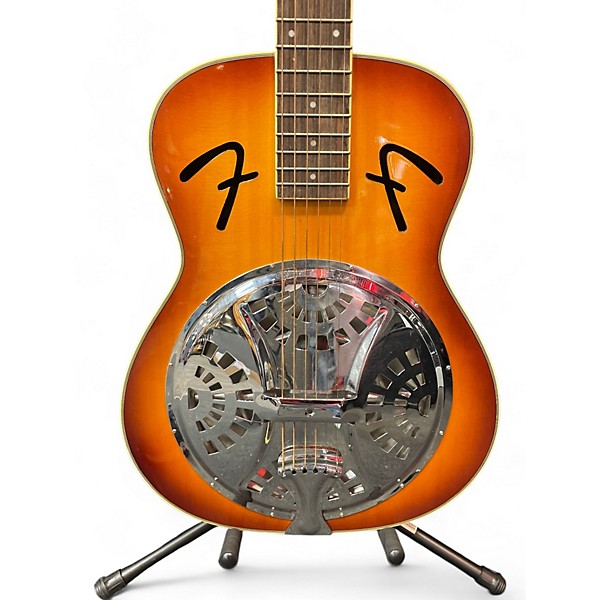 Used Fender FR50 Sunburst Resonator Guitar