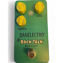 Used Danelectro Back Talk Reverse Delay Effect Pedal