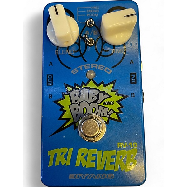 Used Biyang tRI rEVERB Effect Pedal