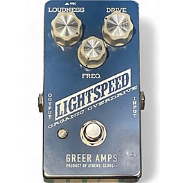 Used Greer Amplification Lightspeed Organic Overdrive Effect Pedal