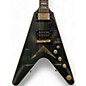 Used Dean BLACK GOLD V Trans Black Solid Body Electric Guitar