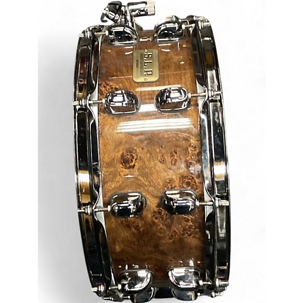 Used TAMA 14.25in MAPLE MAPPA BURL DRUM Worn Brown Drum