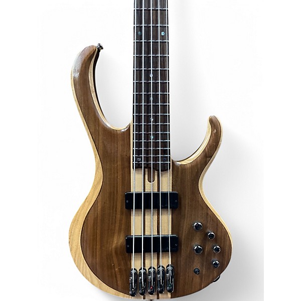 Used Ibanez BTB745 Amber Electric Bass Guitar
