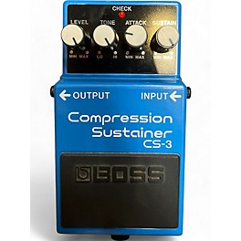 Used BOSS CS3 Compressor Sustainer Effect Pedal