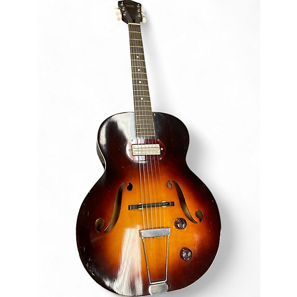 Used Harmony H51 2 Color Sunburst Hollow Body Electric Guitar
