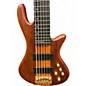 Used Schecter Guitar Research Stiletto Studio 6 String Natural Electric Bass Guitar