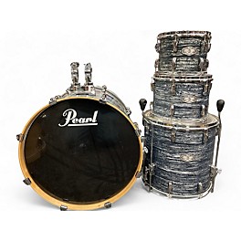 Used Pearl 4 Piece Vision Silver Oyster Pearl Drum Kit