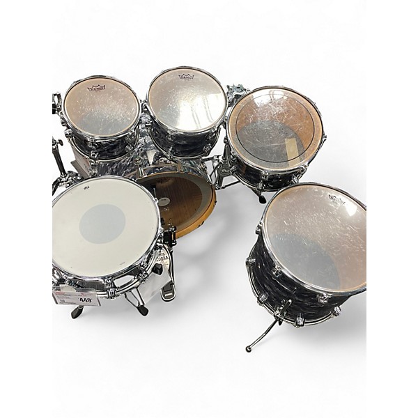 Used DW 5 Piece Collector's Series Cracked Glass Drum Kit