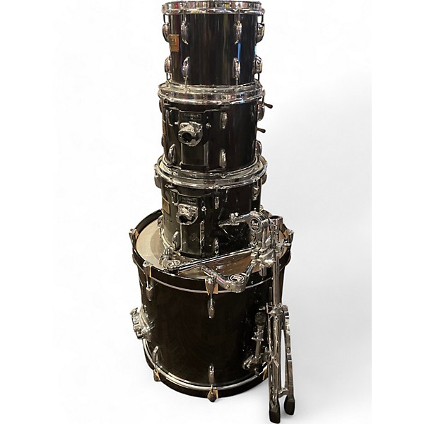 Used Pearl 4 Piece SESSION CUSTOM TRANS BLACK Drum Kit