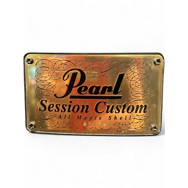 Used Pearl 4 Piece SESSION CUSTOM TRANS BLACK Drum Kit