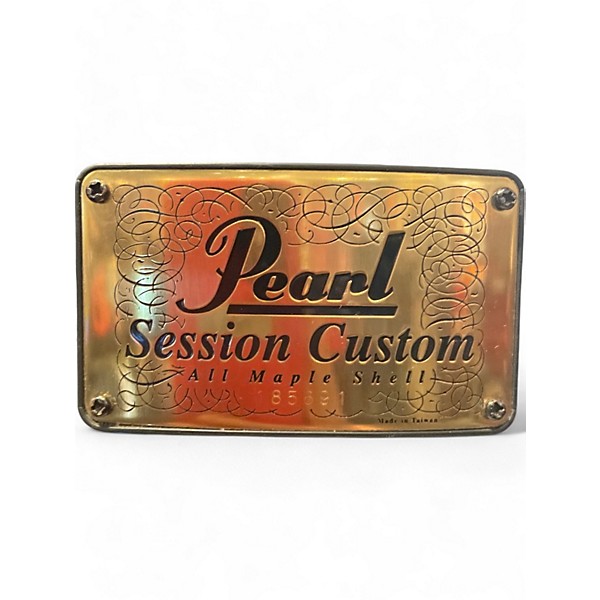 Used Pearl 4 Piece SESSION CUSTOM TRANS BLACK Drum Kit