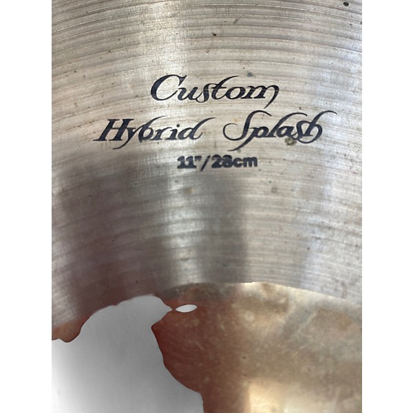 Used Zildjian 11in K Custom Hybrid Splash Cymbal