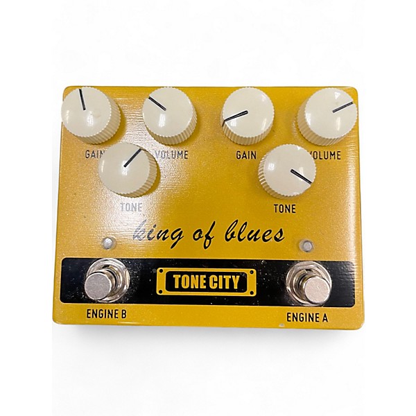 Used Tone City KING OF THE  BLUES OVERDRIVE Effect Pedal