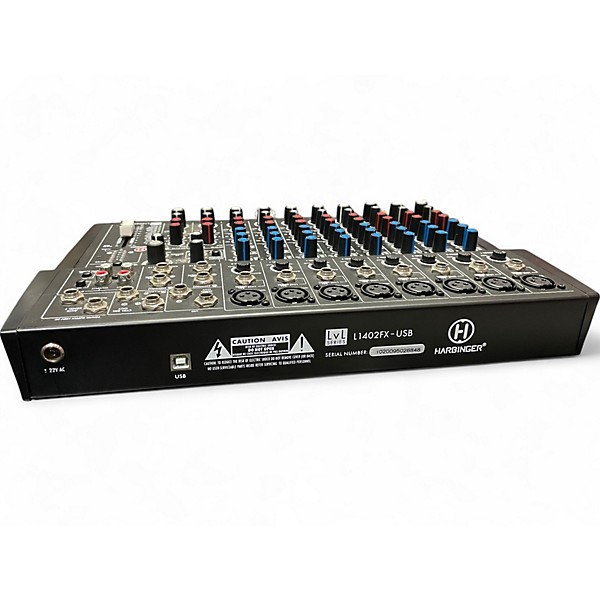 Used Harbinger L1402FX USB Unpowered Mixer