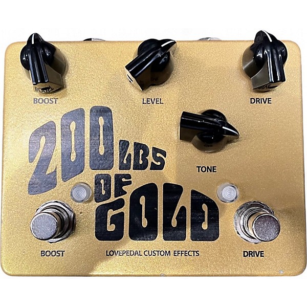 Used Lovepedal 200LBS OF GOLD Effect Pedal