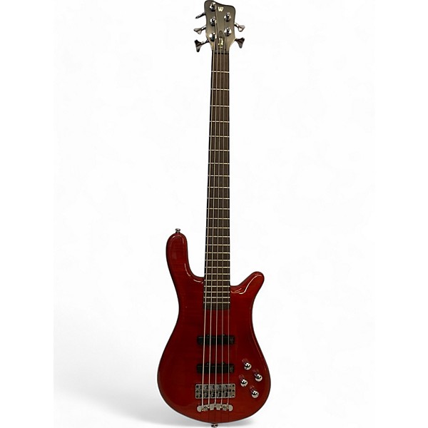 Used Warwick Streamer Stage I 5 String Burgundy Electric Bass Guitar