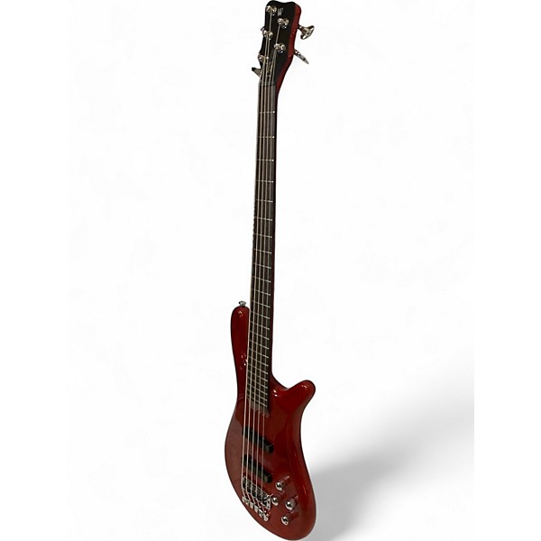 Used Warwick Streamer Stage I 5 String Burgundy Electric Bass Guitar