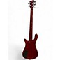 Used Warwick Streamer Stage I 5 String Burgundy Electric Bass Guitar