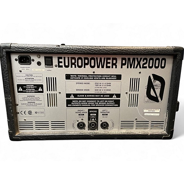 Used 2012 Behringer Europwer PMX2000 Powered Mixer