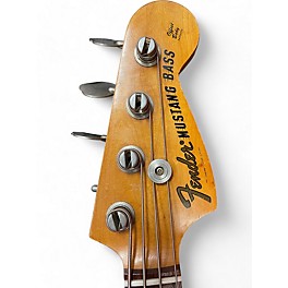 Vintage 1974 Fender Mustang Bass 2 Color Sunburst Electric Bass Guitar