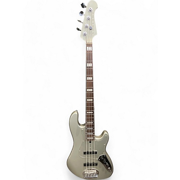 Used Lakland SKYLINE Silver Electric Bass Guitar