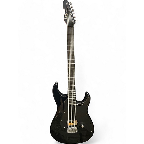 Used ESP LTD DELUXE SN-1B Black Baritone Guitars