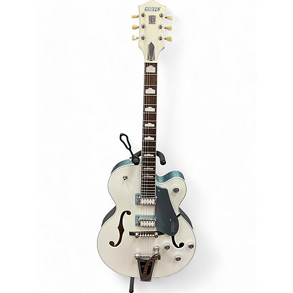 Used Gretsch Guitars G5420T 140th Anniversary Electromatic White and blue Hollow Body Electric Guitar