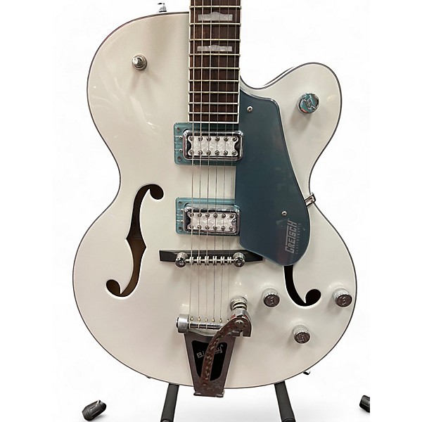 Used Gretsch Guitars G5420T 140th Anniversary Electromatic White and blue Hollow Body Electric Guitar