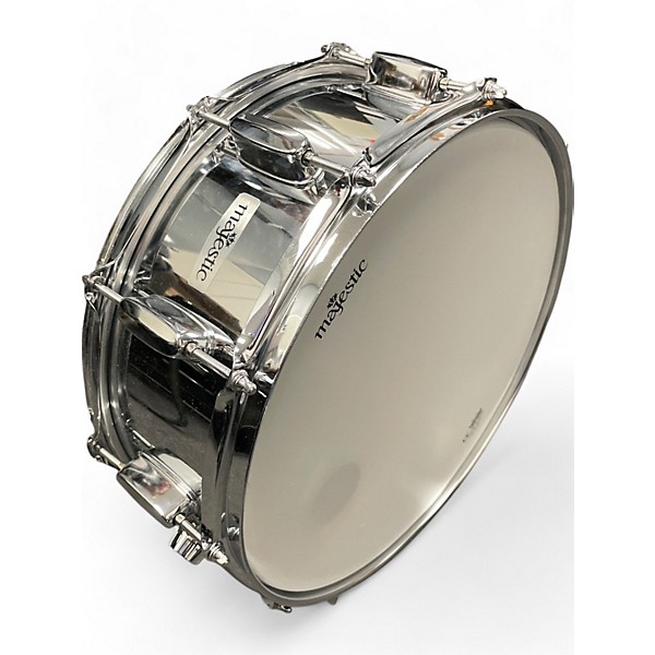 Used Majestic 14in Snare Drum Chrome Drum