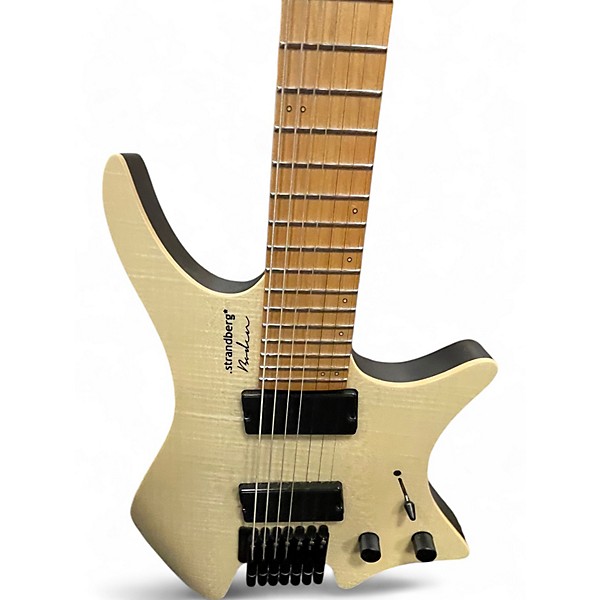 Used strandberg Boden Standard 7 WHITE FLAME Solid Body Electric Guitar