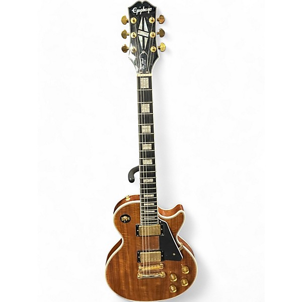 Used Epiphone Les Paul Custom KOA Solid Body Electric Guitar,Specials : American Fashion Style Bags On Sale