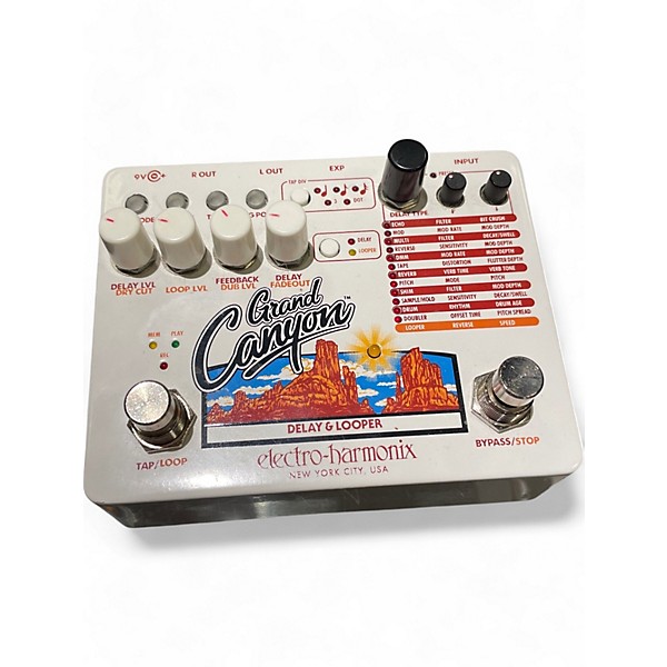 Used Electro-Harmonix Grand Canyon Delay and Looper Effect Pedal