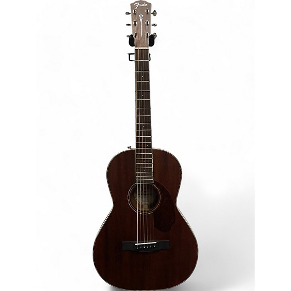 Used Fender Paramount PM-2 Mahogany Acoustic Electric Guitar