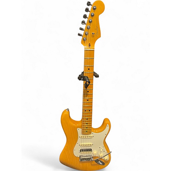Used 2019 Fender American Ultra Stratocaster HSS Swamp Ash Natural Solid Body Electric Guitar