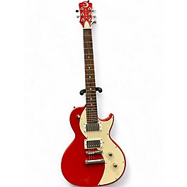 Used Luna Apollo Candy Apple Red Solid Body Electric Guitar