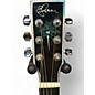 Used Esteban Celebration Fireworks Limited Edition Blue Sparkle Acoustic Guitar