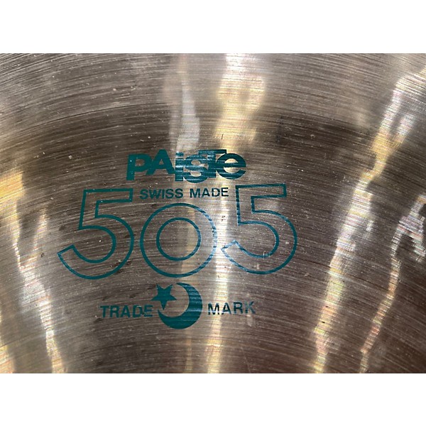 Used Paiste 20in 505 China Type Cymbal