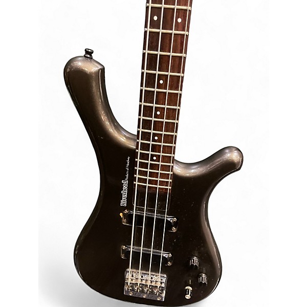 Used Riverhead RJB900 Black Gray Electric Bass Guitar