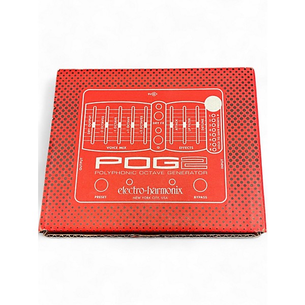 Used Electro-Harmonix Pog2 Polyphonic Octave Generator Effect Pedal