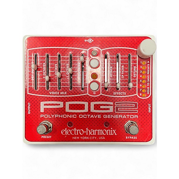 Used Electro-Harmonix Pog2 Polyphonic Octave Generator Effect Pedal