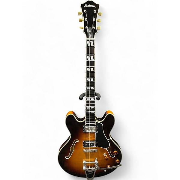 Used Eastman T486B Sunburst Hollow Body Electric Guitar,New Products : American Fashion Style Bags On Sale