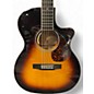 Used Larrivee OMV-09 2 Tone Sunburst Acoustic Electric Guitar