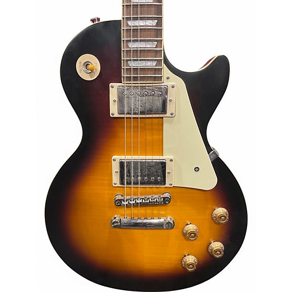 Used 2023 Epiphone 1959 Reissue Les Paul Standard Bourbon Burst Solid Body Electric Guitar
