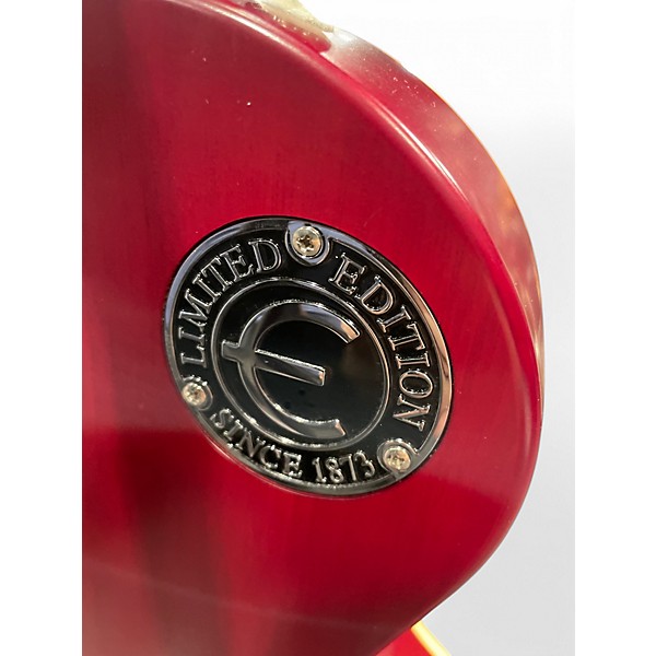 Used 2023 Epiphone 1959 Reissue Les Paul Standard Bourbon Burst Solid Body Electric Guitar