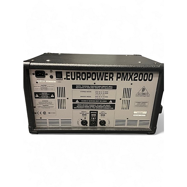 Used Behringer Europower PMX2000 Powered Mixer