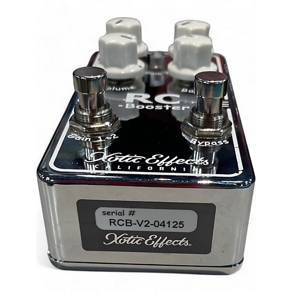 Used Xotic RC Booster V2 Effect Pedal